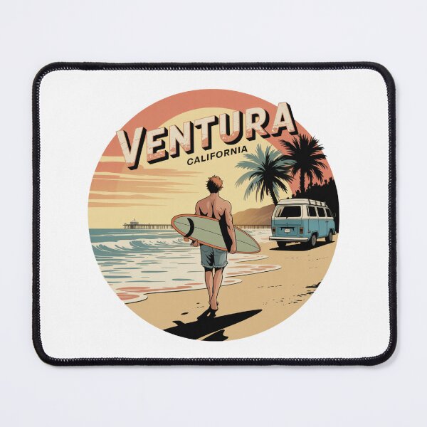 Item preview, Ventura California Retro Surf Coast Design designed and sold by CircinusStore.
