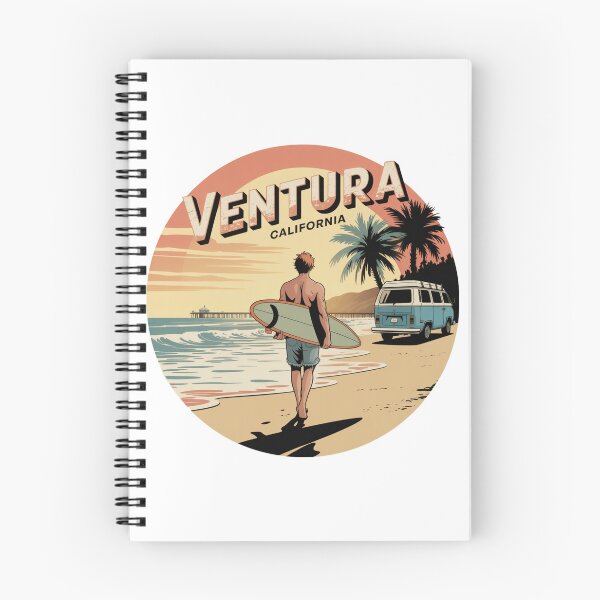 Item preview, Ventura California Retro Surf Coast Design designed and sold by CircinusStore.
