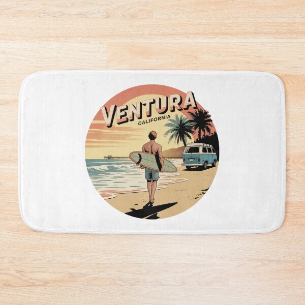 Item preview, Ventura California Retro Surf Coast Design designed and sold by CircinusStore.