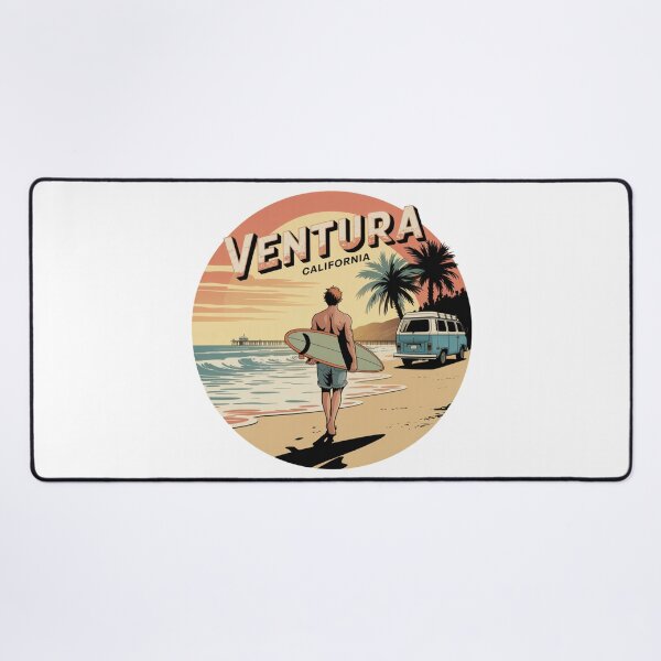 Item preview, Ventura California Retro Surf Coast Design designed and sold by CircinusStore.
