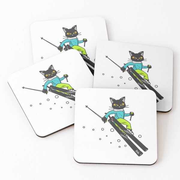 Item preview, Skiing The Meowtains Are Calling And I Must Go Cat designed and sold by raylie-mcalpin.