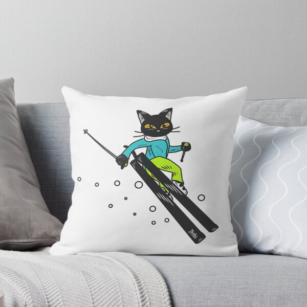 Item preview, Skiing The Meowtains Are Calling And I Must Go Cat designed and sold by raylie-mcalpin.