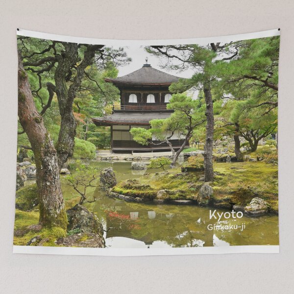 Item preview, Ginkaku-ji, Zen temple in Kyoto, Japan. Original photography designed and sold by studio838.