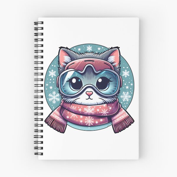 Item preview, Skiing Cat Winter Sports Funny Kitten Pack designed and sold by raylie-mcalpin.