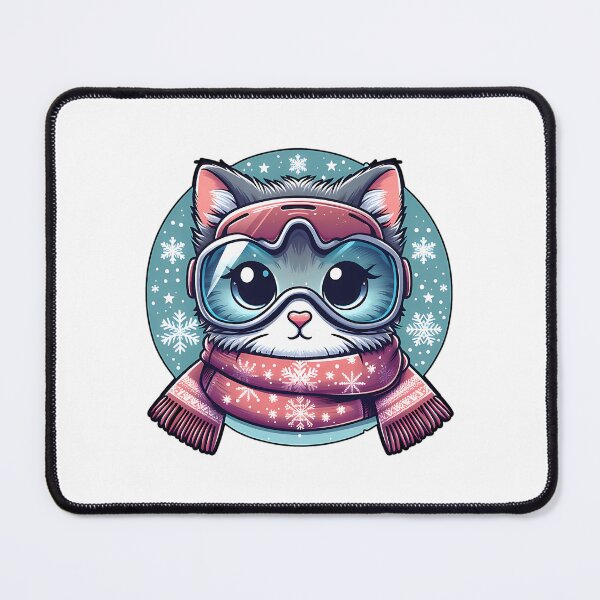 Item preview, Skiing Cat Winter Sports Funny Kitten Pack designed and sold by raylie-mcalpin.