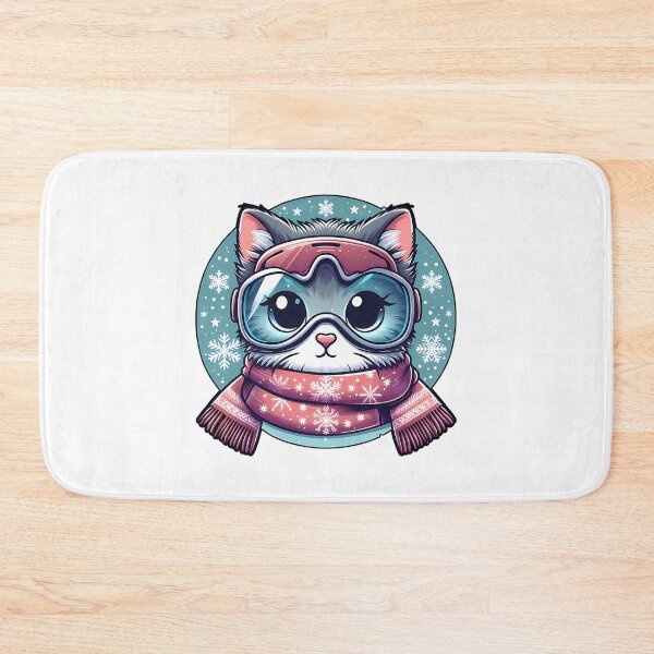 Item preview, Skiing Cat Winter Sports Funny Kitten Pack designed and sold by raylie-mcalpin.
