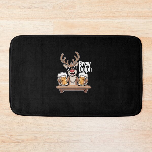 Item preview, Brew Dolph Funny Rudolph Christmas Holiday designed and sold by khorbiasieno.
