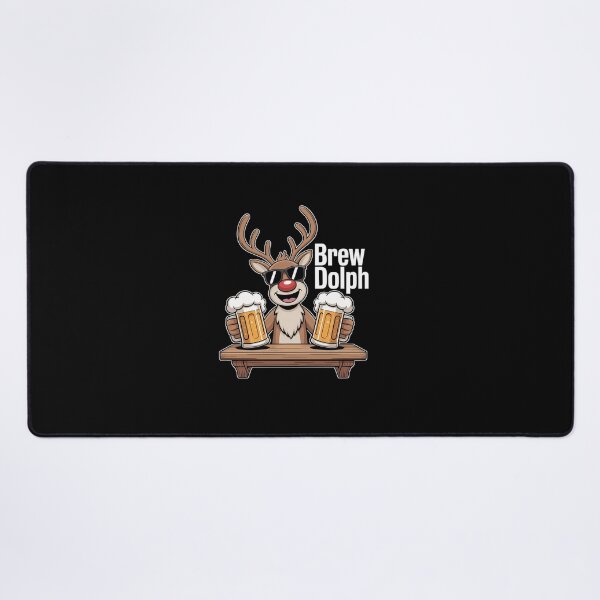 Item preview, Brew Dolph Funny Rudolph Christmas Holiday designed and sold by khorbiasieno.