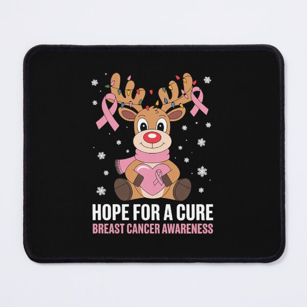 Item preview, Breast Cancer Christmas Reindeer Pink Ribbon Xmas designed and sold by VasilisLamArt.
