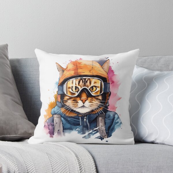 Item preview, Ski Cat In Ski Googles designed and sold by raylie-mcalpin.