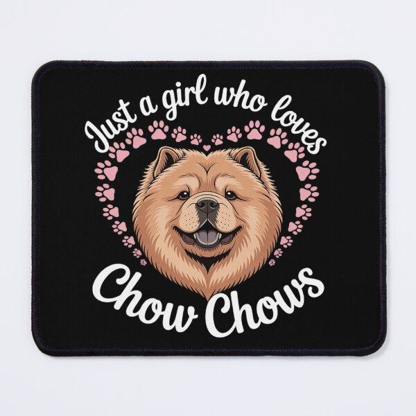 Item preview, Just A Girl Who Loves Chow Chows Dogs Cute Puppy designed and sold by InspiredFoul.