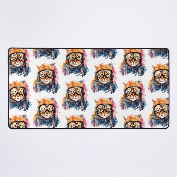 Item preview, Ski Cat In Ski Googles designed and sold by raylie-mcalpin.