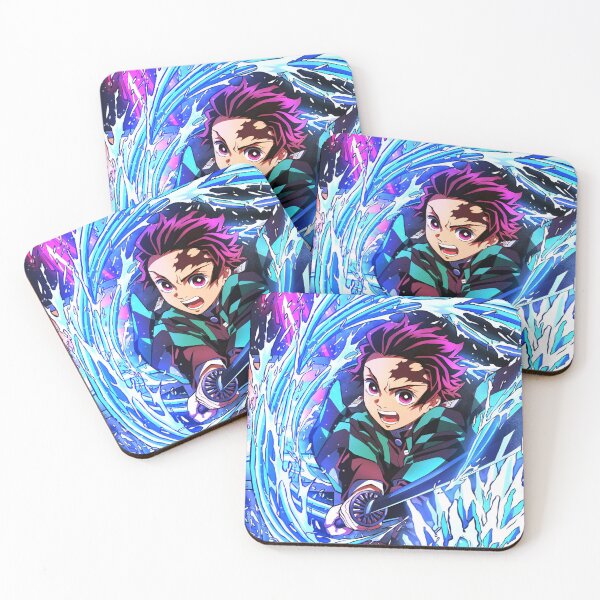Item preview, Tanjiro Kamado Water Breathing Form | Demon Slayer Anime Art designed and sold by PosterFuel.