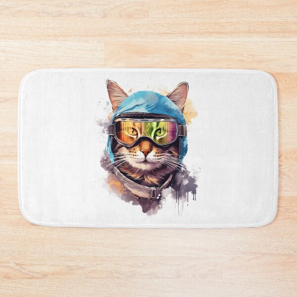 Item preview, Ski Cat In Ski Googles designed and sold by raylie-mcalpin.