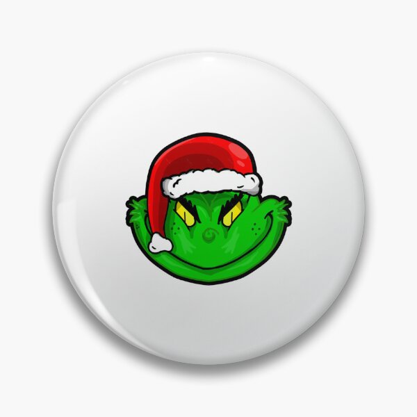 Item preview, Grinch Santa Face – Mischievous Green Christmas Cartoon Design designed and sold by juniaheneili.