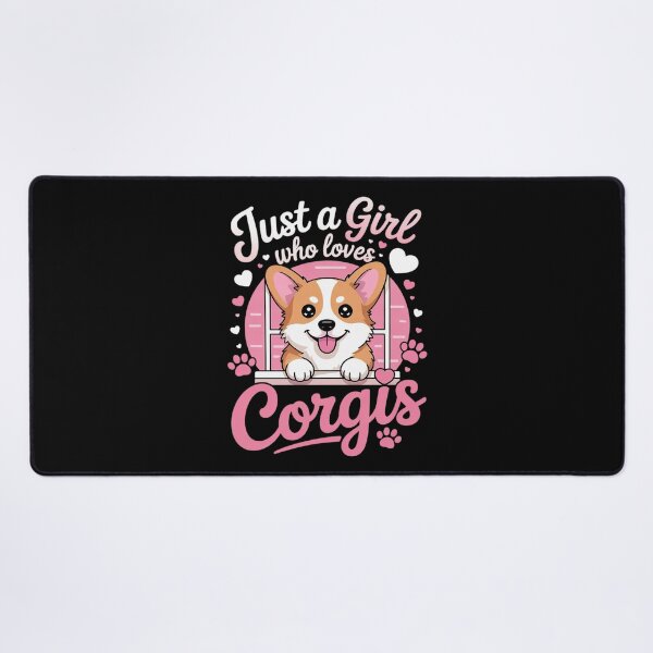 Item preview, Just A Girl Who Loves Corgis Cute Corgi Dog Girl  designed and sold by InspiredFoul.
