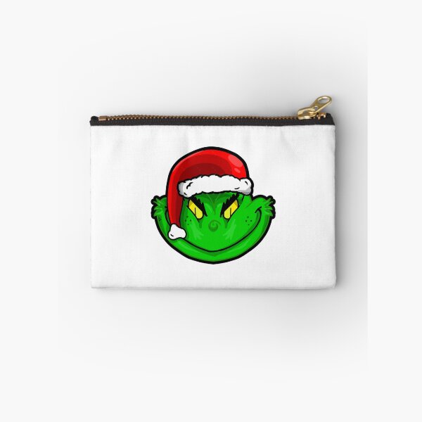 Item preview, Grinch Santa Face – Mischievous Green Christmas Cartoon Design designed and sold by juniaheneili.