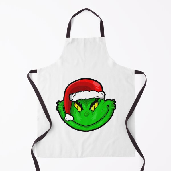 Item preview, Grinch Santa Face – Mischievous Green Christmas Cartoon Design designed and sold by juniaheneili.