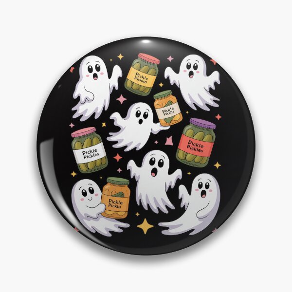 Item preview, Ghost Canned Pickles Cute Ghost Pickle Jar Canning Season designed and sold by OlafLica.