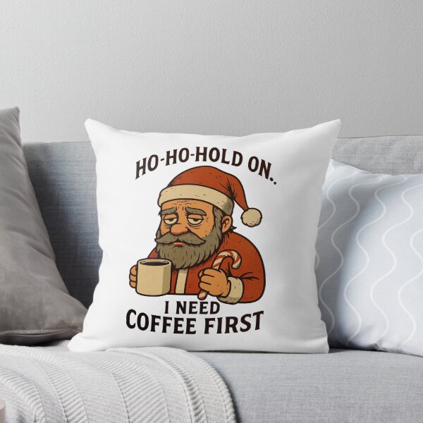 Item preview, Tired Santa Claus with coffee designed and sold by Dennis' Creative Corner.
