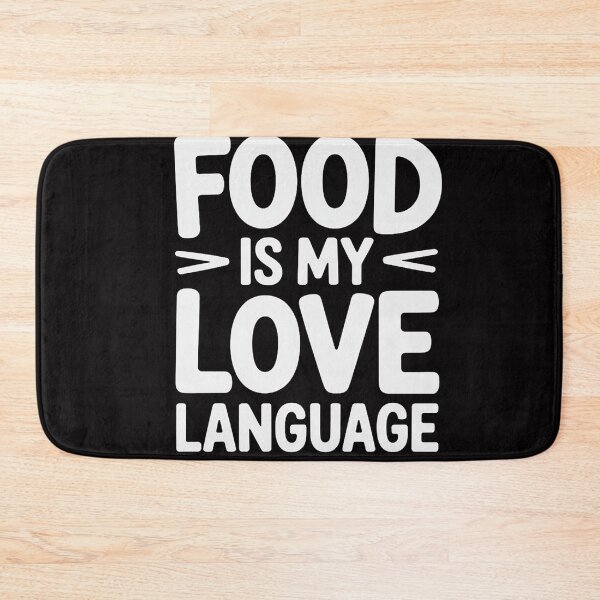 Item preview, Food Is My Love Language Foodie Chef Food Lover Blogger Cook designed and sold by OlafLica.