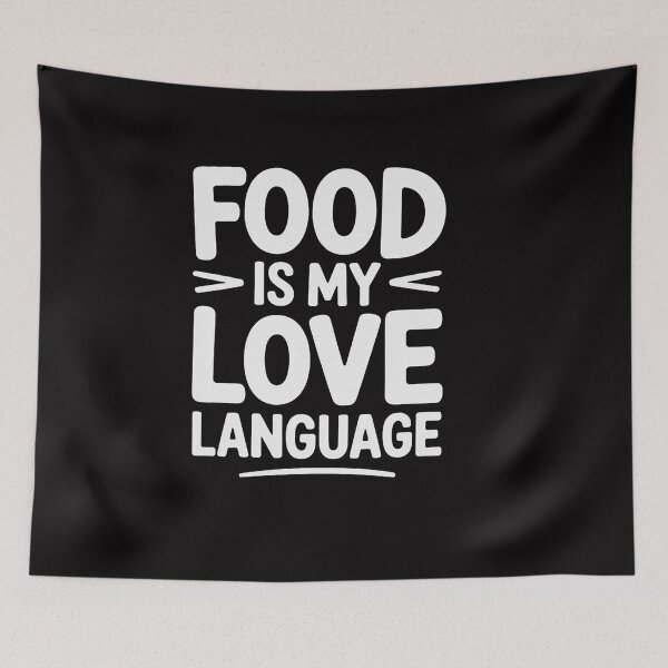 Item preview, Food Is My Love Language Foodie Chef Food Lover Blogger Cook designed and sold by OlafLica.