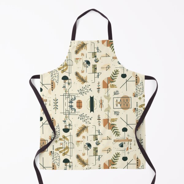 Item preview, Earthy Botanical Geo — Minimalist Abstract Pattern designed and sold by Minimal_r_tist.