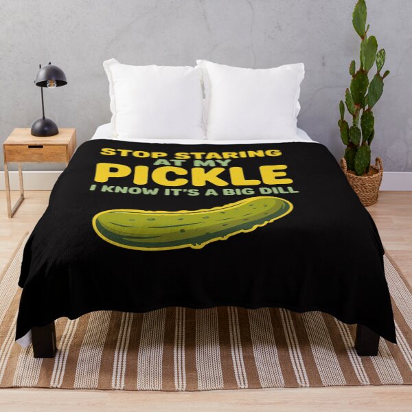 Item preview, Food Stop Staring At My Pickle Pickles designed and sold by OlafLica.