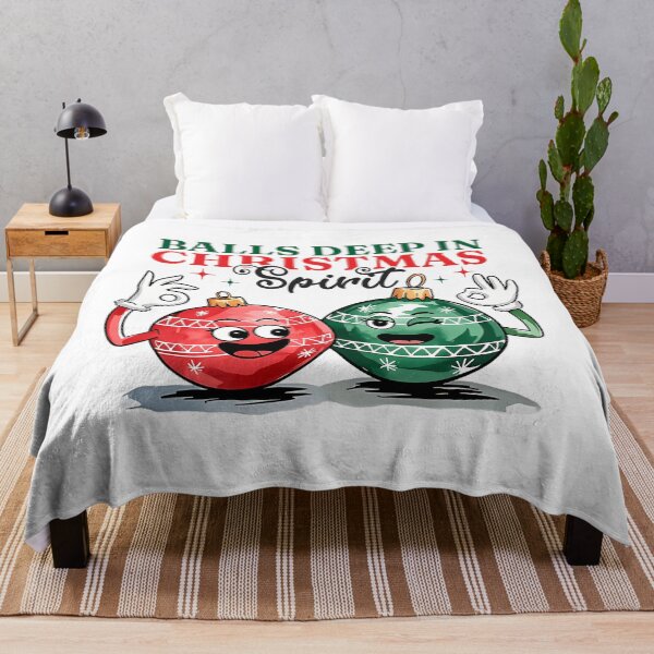 Item preview, Holiday Christmas Happy Deep Quote Balls Couple Vintage In designed and sold by JasonesNance.
