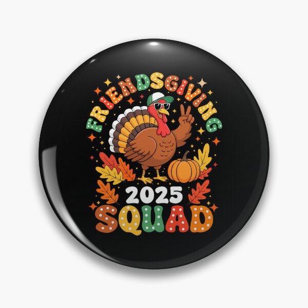 Item preview, Humor Friends 90s Party Turkey Friendsgiving Thankful Squad designed and sold by Daleburuling.