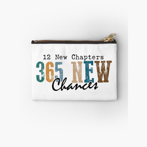 Item preview, 365 New Chances Motivational Typography Design – New Year Inspiration Quote designed and sold by BayyoullDesigns.