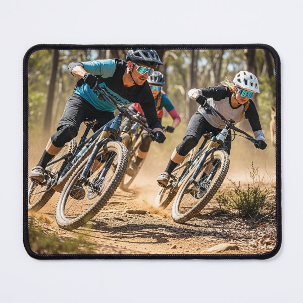 Item preview, Full-Speed MTB Fury in Wild Bush. designed and sold by Hinson MTB Visuals.