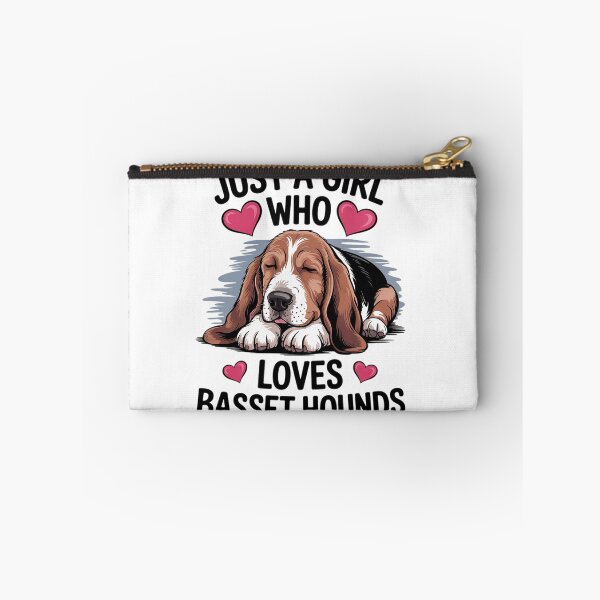 Item preview, Just a Girl Who Loves Cute Basset Hound  designed and sold by MyzoToyota.