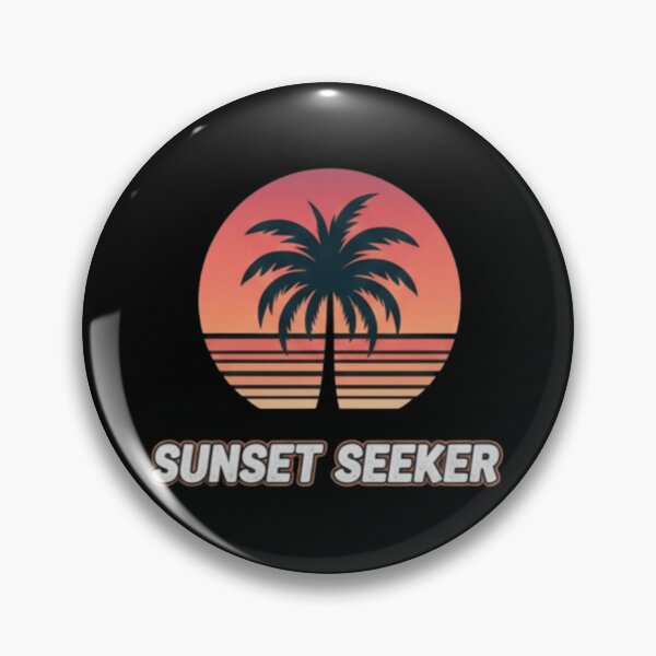 Item preview, Sunset Seeker – Retro Tropical Vibes designed and sold by Dogandesighn.