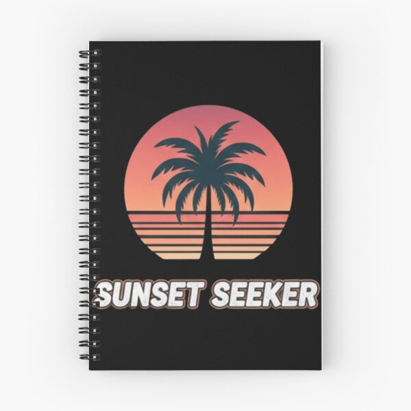 Item preview, Sunset Seeker – Retro Tropical Vibes designed and sold by Dogandesighn.
