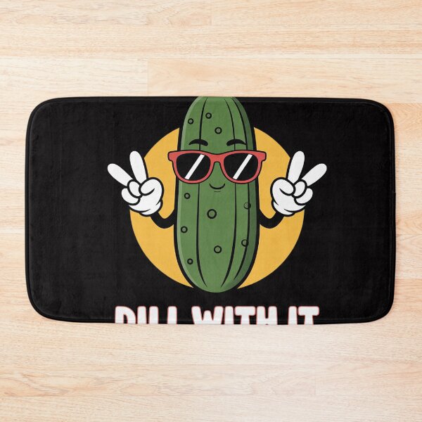 Item preview, Dill With It Pickle Vegetable Pun designed and sold by OlafLica.