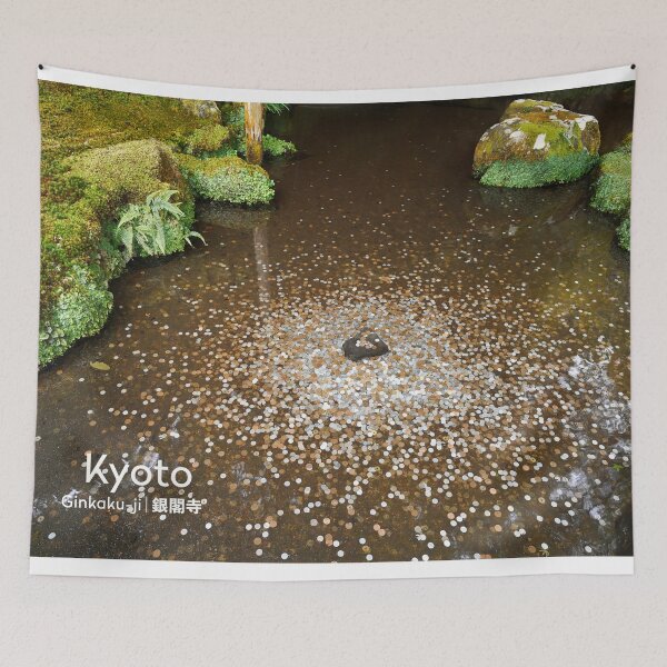 Item preview, Lucky coins in the Temple Pond, Ginkaku-ji TempleKyoto, Japan. Original photography designed and sold by studio838.