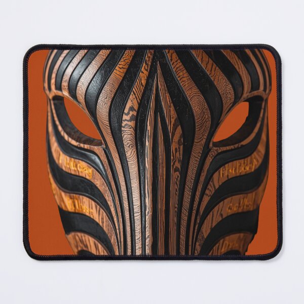 Item preview, Geometric Zebra Mask – Hidden Identity Control Vision designed and sold by SavannaStrikes.