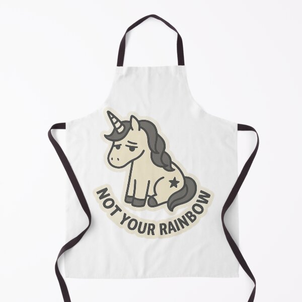 Item preview, Not Your Rainbow – Grumpy Unicorn designed and sold by 404 Ink.