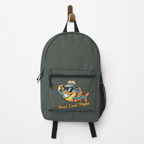 Item preview, Reel Cool Papa - Funny Fishing Dad Mascot Pun designed and sold by AwesomeBeyondLimits.