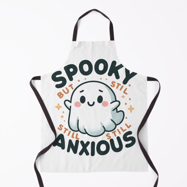 Item preview, Funny Ghost T-Shirt Spooky But Still Anxious Introvert designed and sold by VectorVerseHub.
