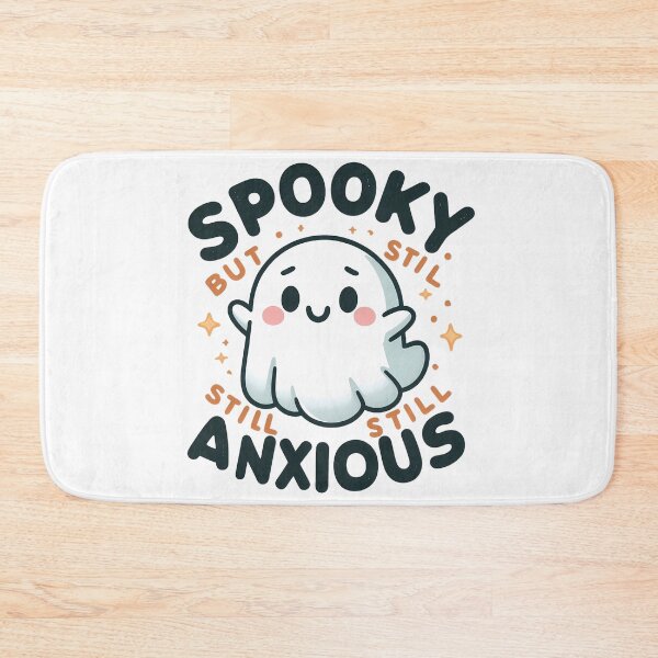 Item preview, Funny Ghost T-Shirt Spooky But Still Anxious Introvert designed and sold by VectorVerseHub.