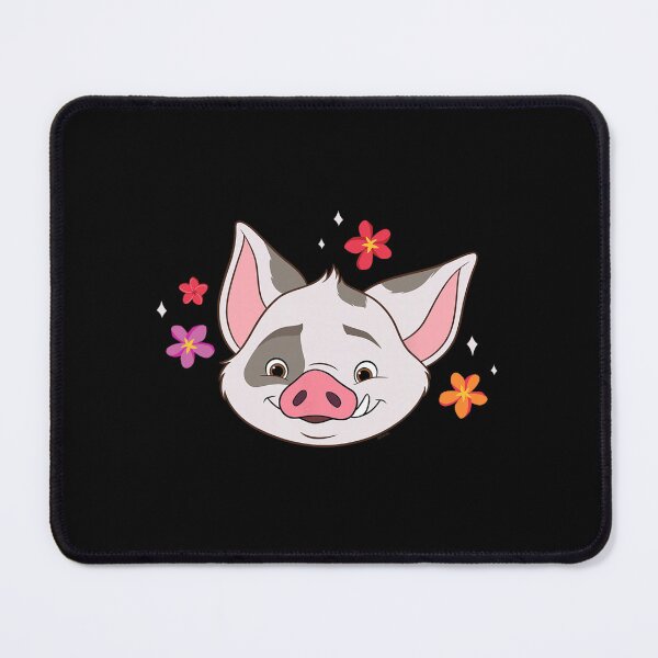 Item preview, Maui Tropical Pig – Cute Island Flowers Warm Aesthetic Design designed and sold by Emilia Maurice.