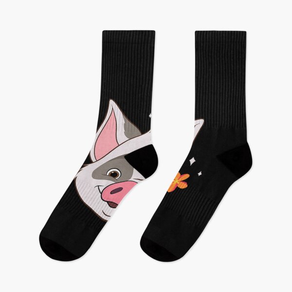 Item preview, Maui Tropical Pig – Cute Island Flowers Warm Aesthetic Design designed and sold by Emilia Maurice.