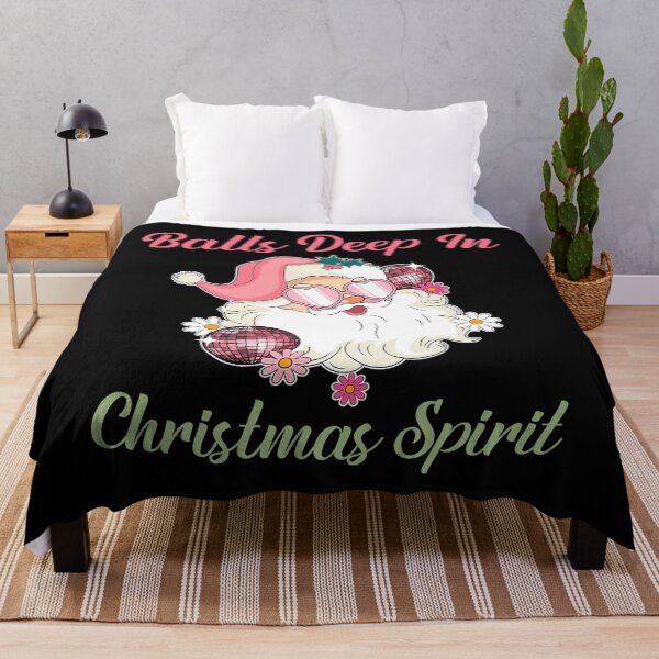 Item preview, Vintage Deep Happy In Christmas Couple Quote Balls Holiday designed and sold by JasonesNance.