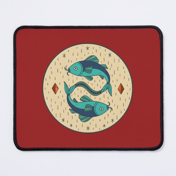Item preview, PISCES ZODIAC SIGN ART designed and sold by infinitearte.