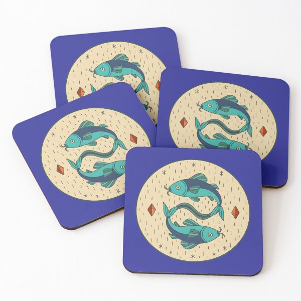 Item preview, PISCES ZODIAC SIGN ART designed and sold by infinitearte.
