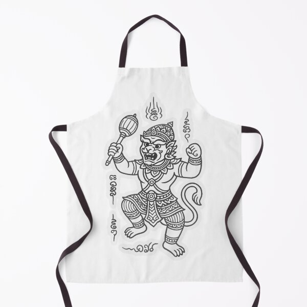 Item preview, Hanuman Warrior Charm | Traditional Thai Sak Yant Design designed and sold by Sksticker991.