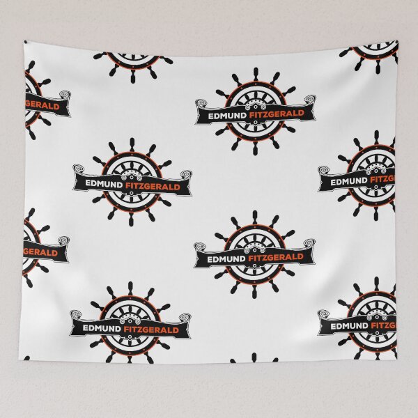 Item preview, Edmund Fitzgerald - Orange And White Style designed and sold by garrett-ervante.