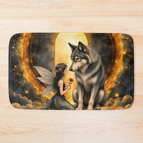 Item preview, Moonlit Bond – The Fairy and the Wolf designed and sold by nicky2342.